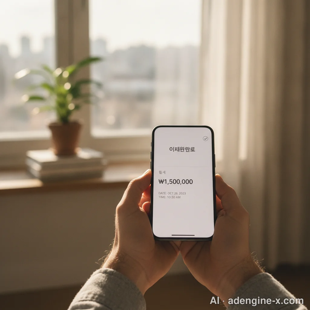 월세 이체확인증 화면 사진 3