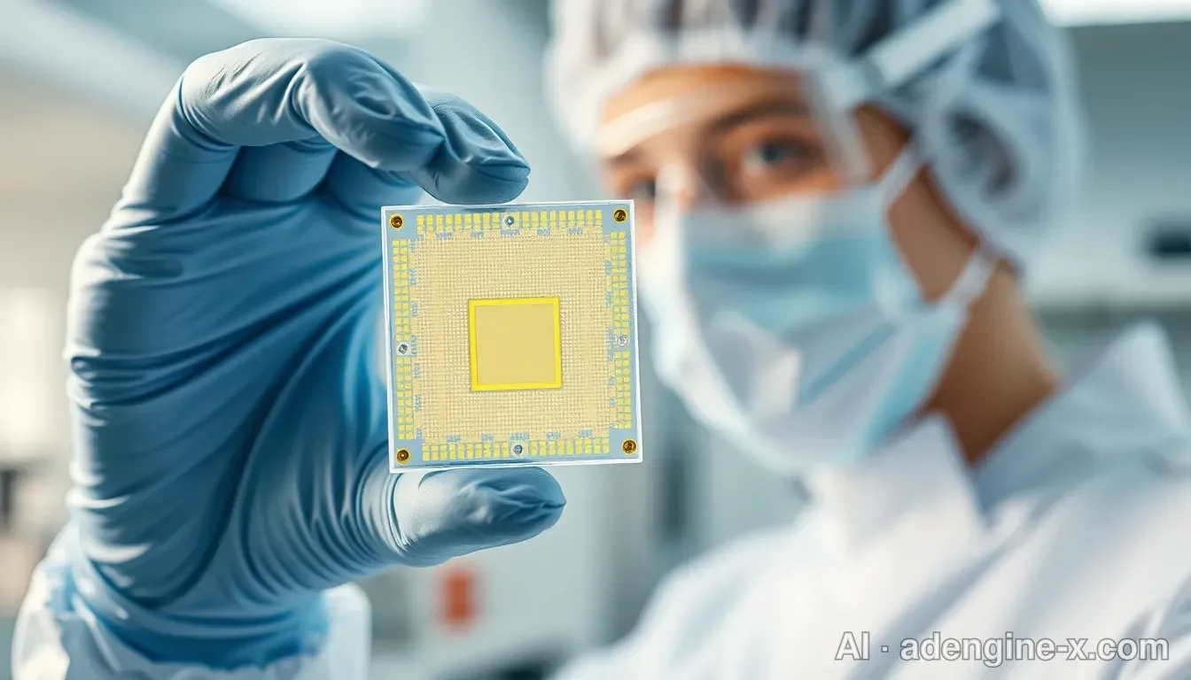 Silicon microfluidic chip 사진 1