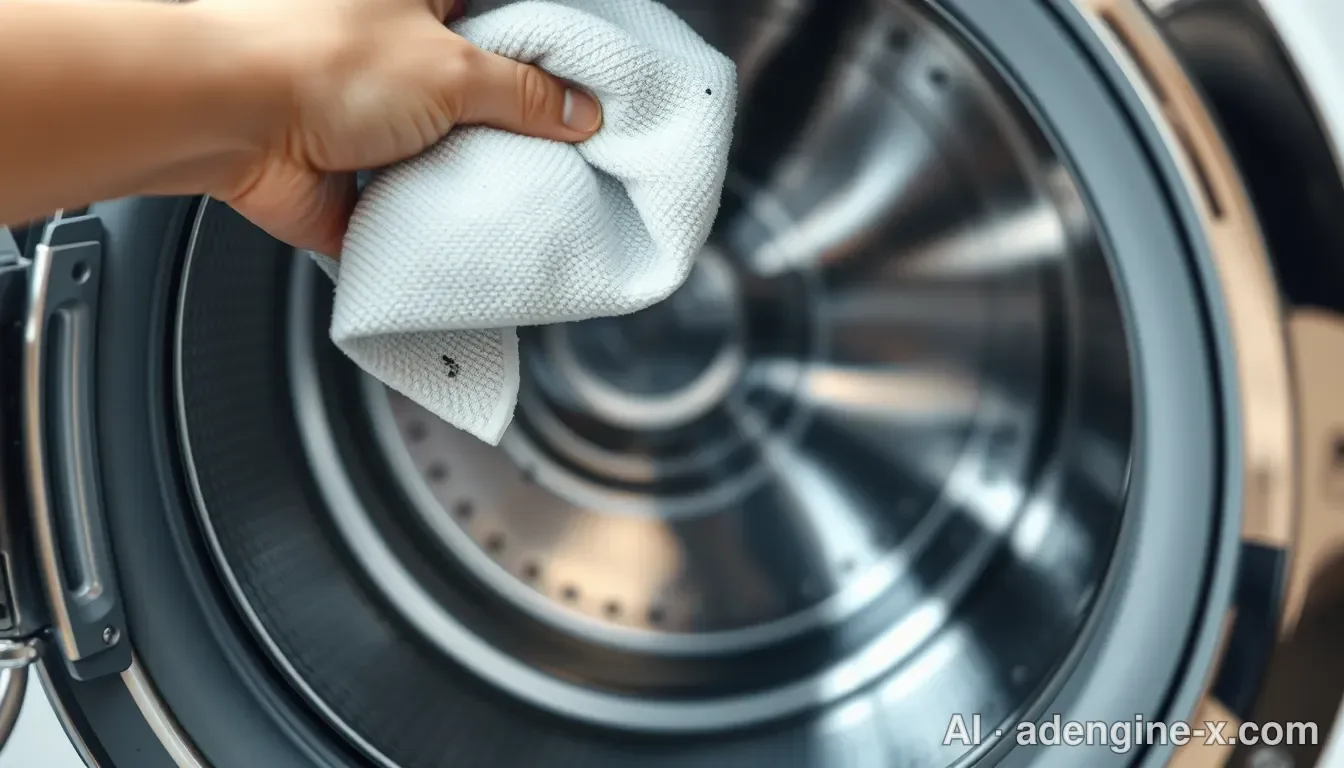 세척 후 잔류 찌꺼기 제거 사진 3