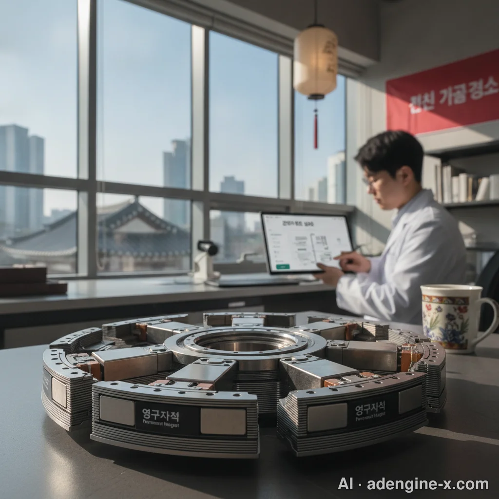 영구자석이 매립된 모터 회전자 사진 3