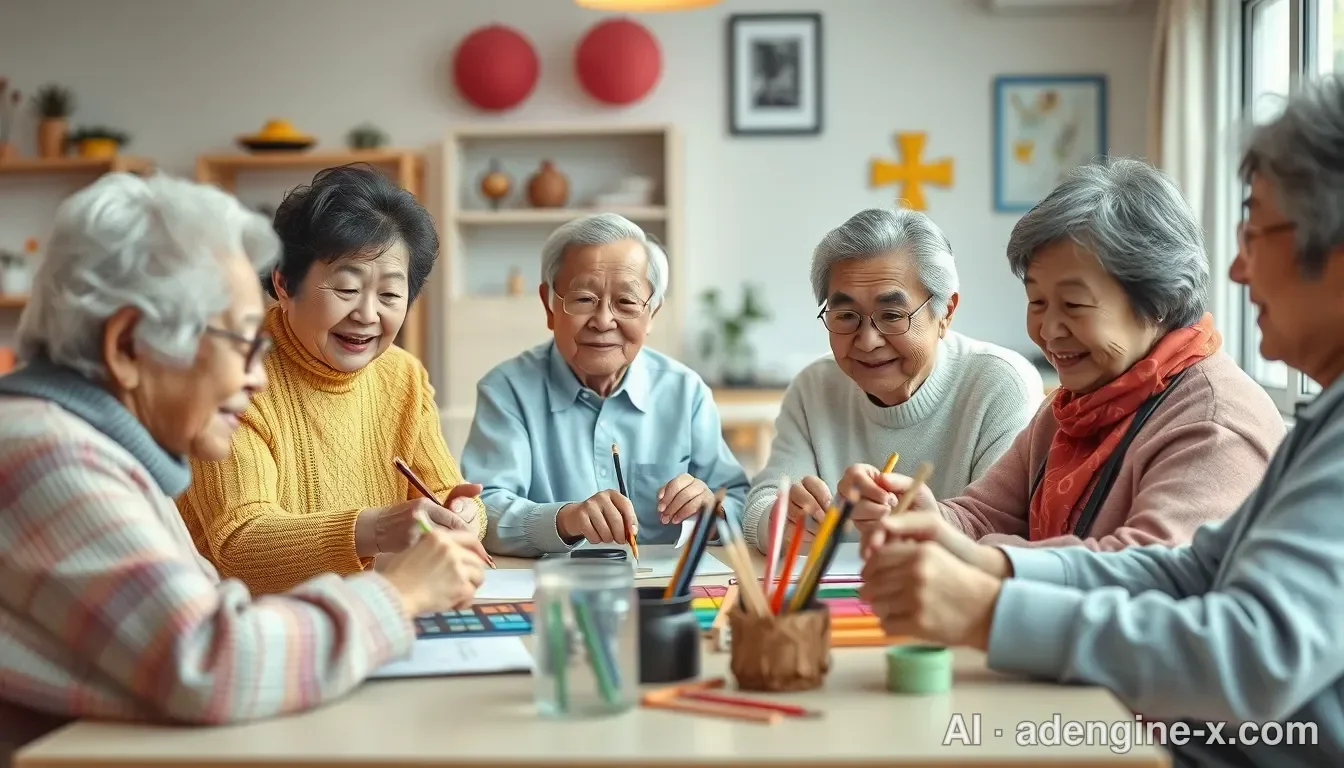 주야간보호센터 미술 치료 프로그램 사진 6