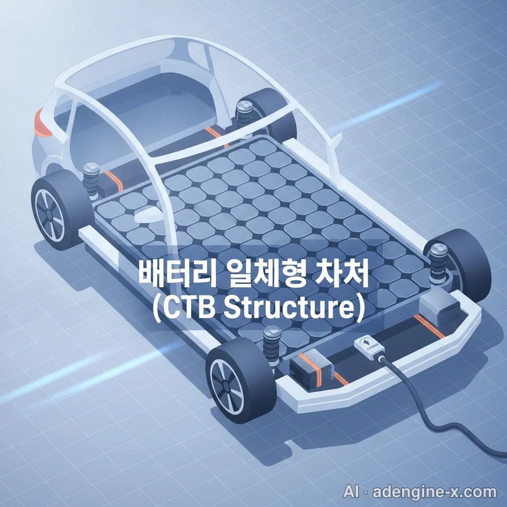 배터리 일체형 차체(CTB) 구조 사진 2