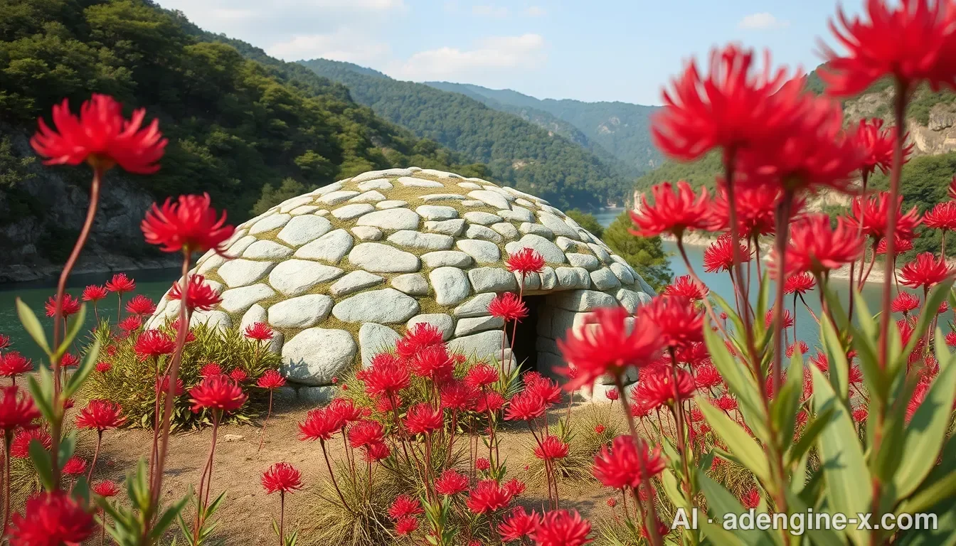 삼곶리 돌무지무덤과 댑싸리 군락 사진 2