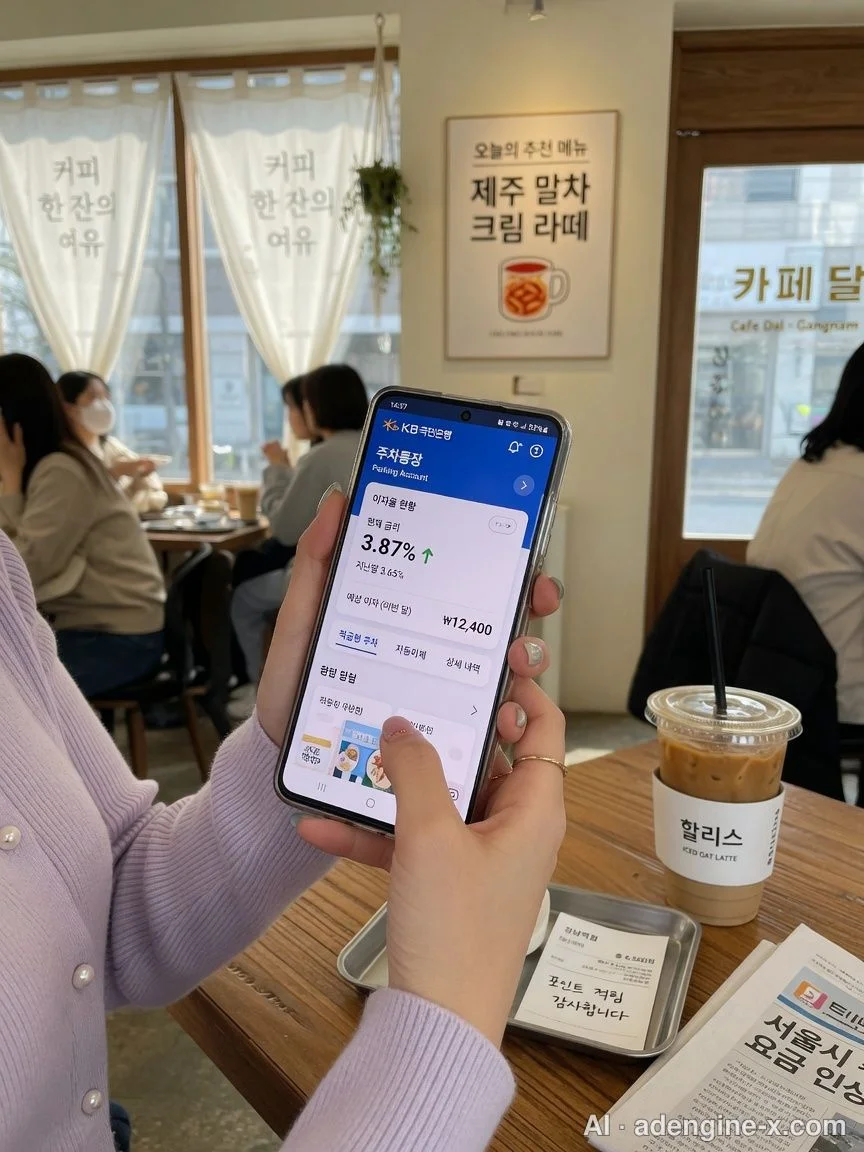 은행 파킹통장 모바일 금리 확인 사진 1