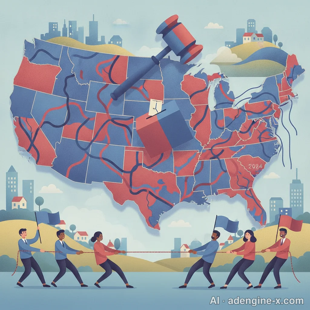 Congressional redistricting electoral map 사진 2