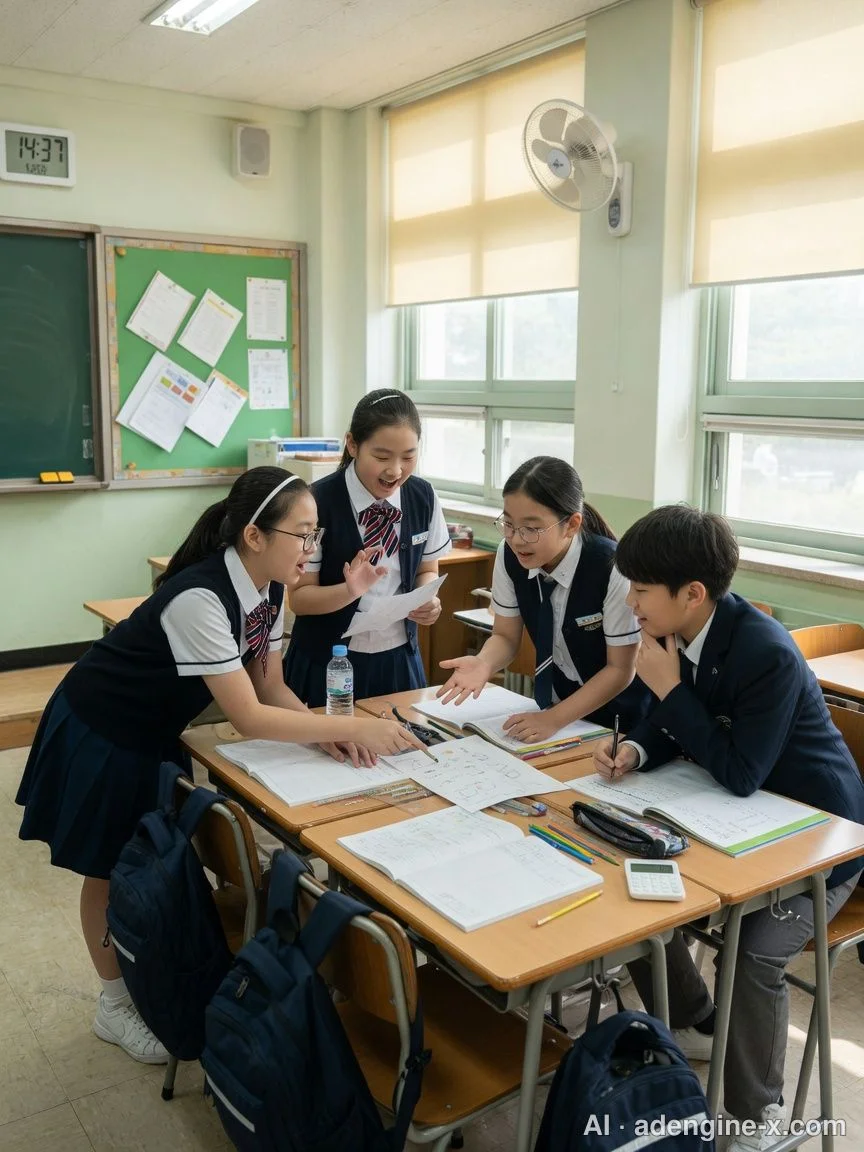 모둠 활동과 협력적 소통 과정 사진 2