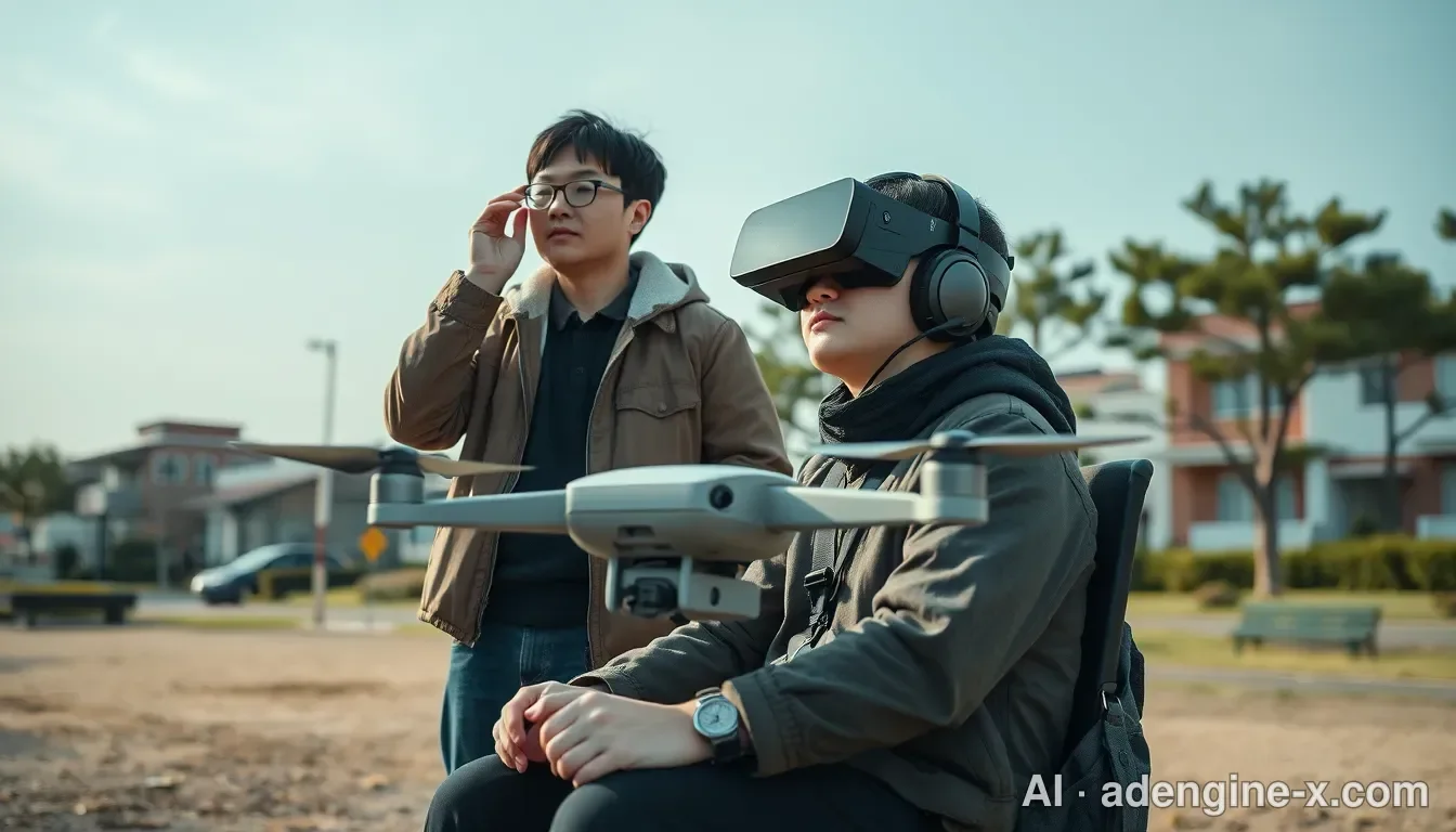 육안 감시자를 동반한 FPV 비행 사진 5