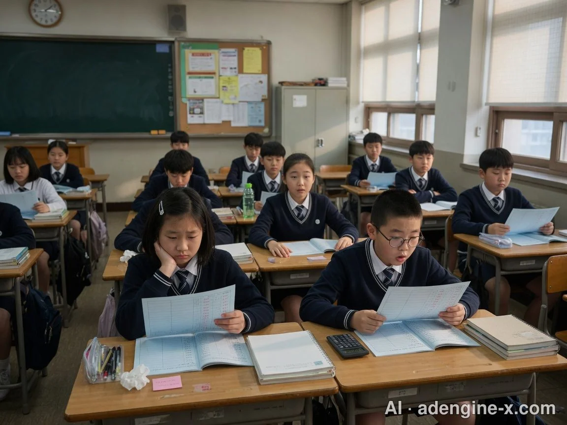 중학교 내신 성적 통지표 확인 사진 1