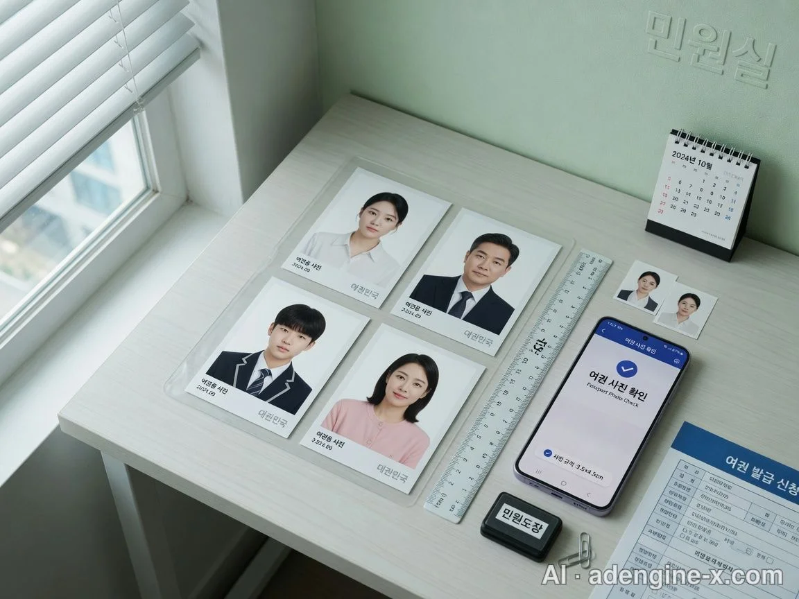 신분증 재발급용 여권 사진 규격 확인 사진 2