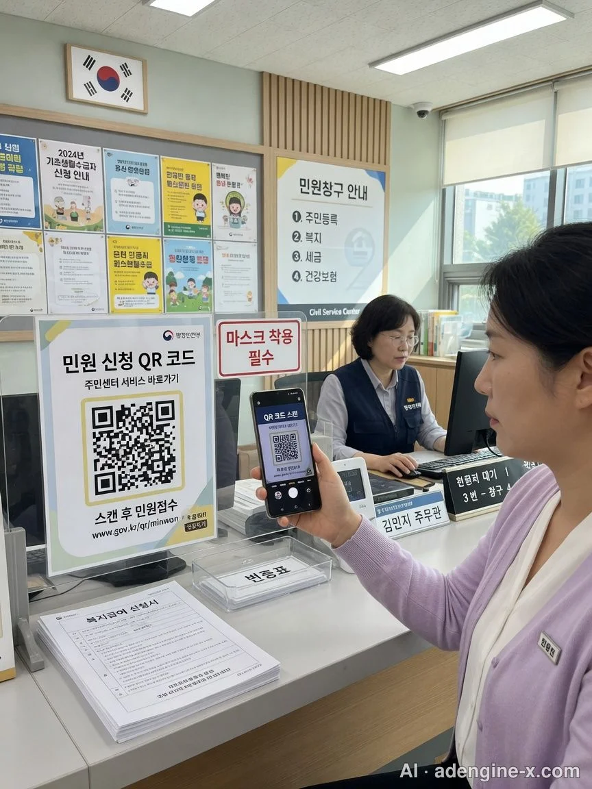 창구 현장 QR 코드 스캔 발급 사진 5