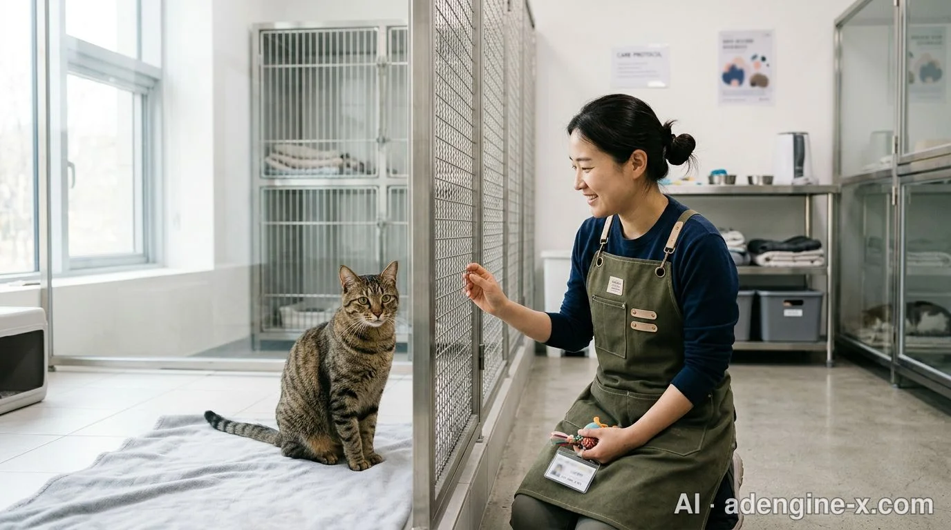 입양을 기다리는 지자체 보호소 고양이 사진 1