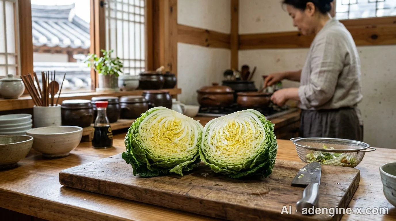 배추겉절이 재료 손질 준비 사진 2