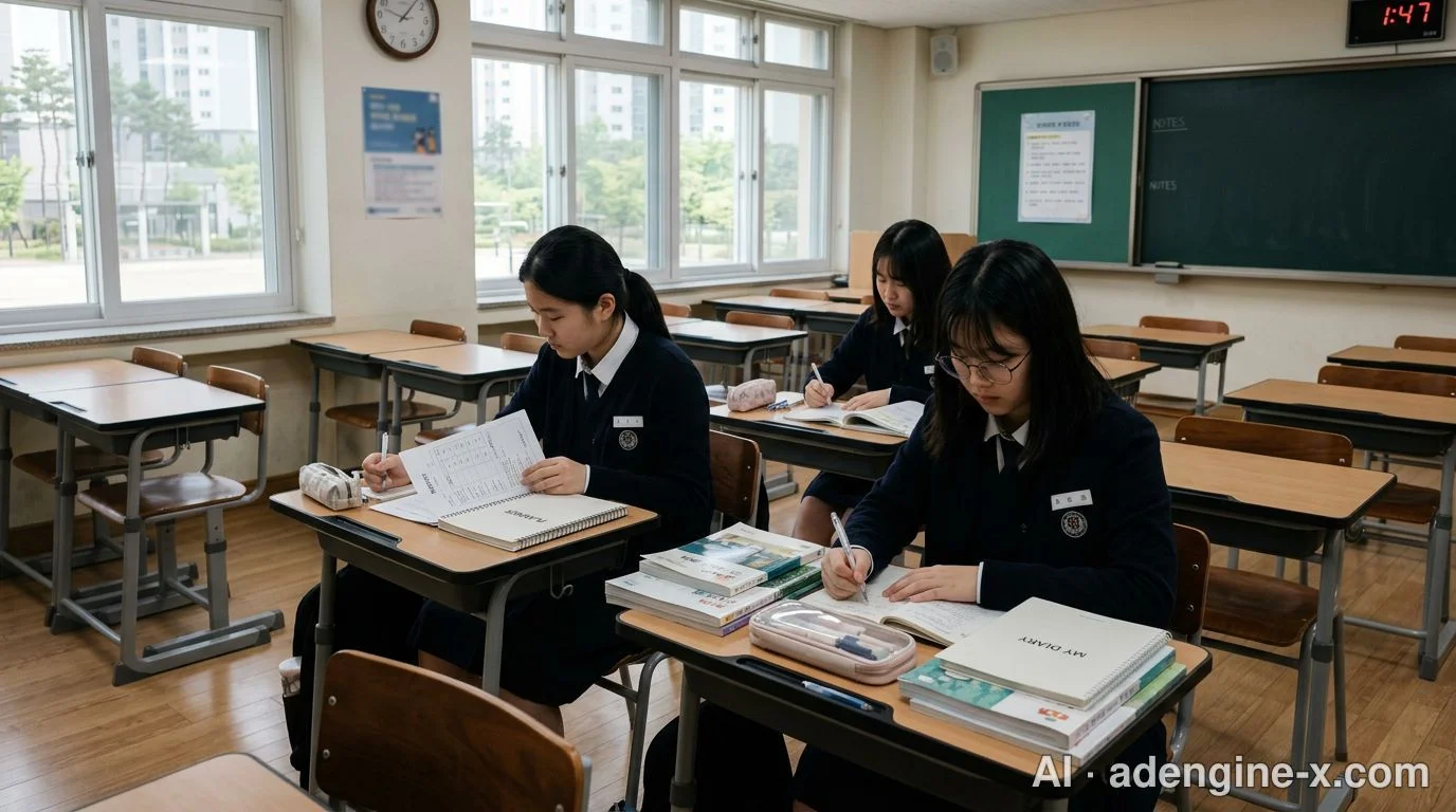 수능 마무리를 준비하는 수험생들 사진 5