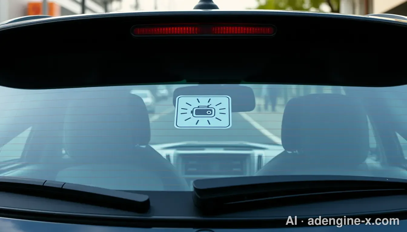 後続車を牽制する録画中ステッカー 사진 2