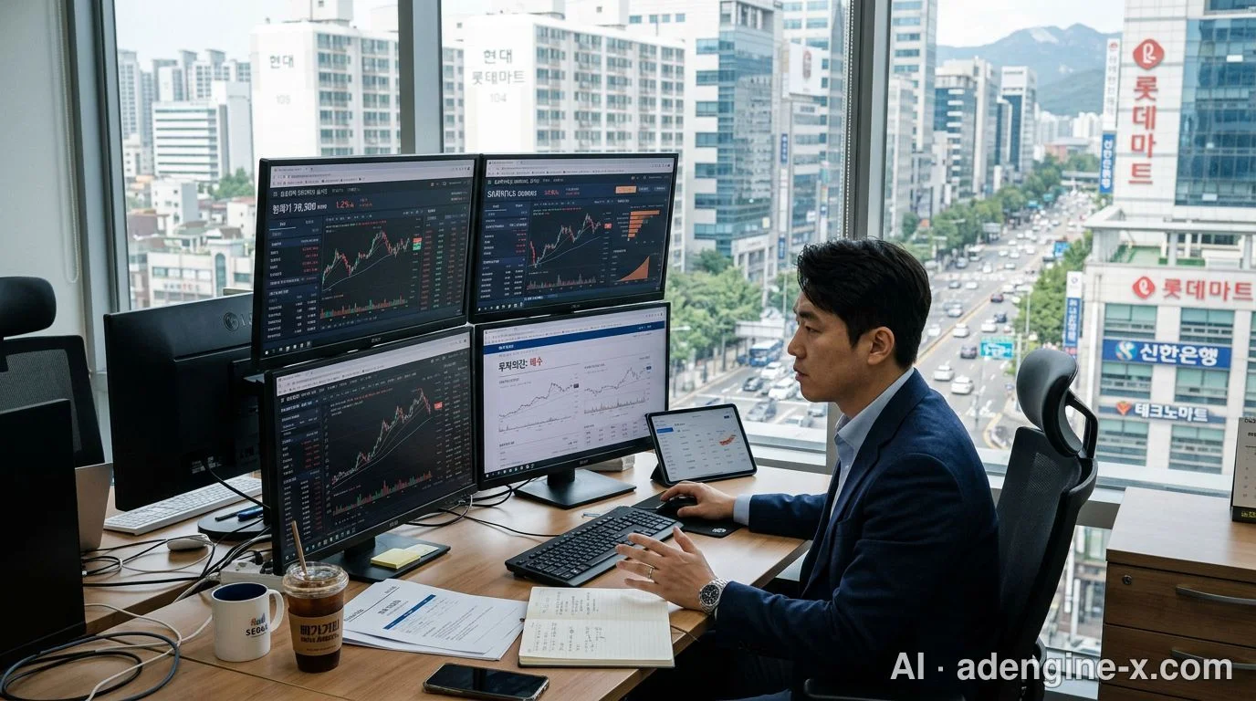 메모리 시장 지표를 분석하는 투자자 사진 3