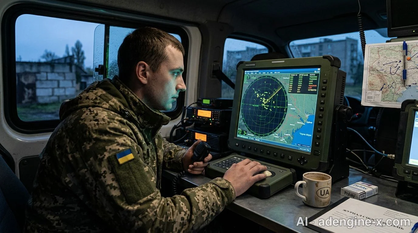 Ukrainian air defense radar tracking 사진 2