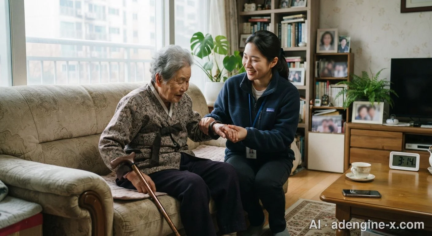 사회서비스 노인 돌봄 제공 현장 사진 1