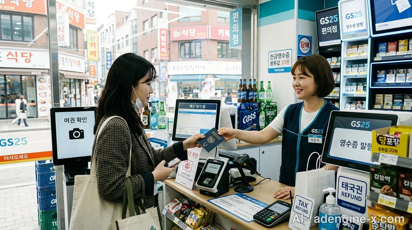 여권 확인을 통한 현장 즉시 환급 사진 4