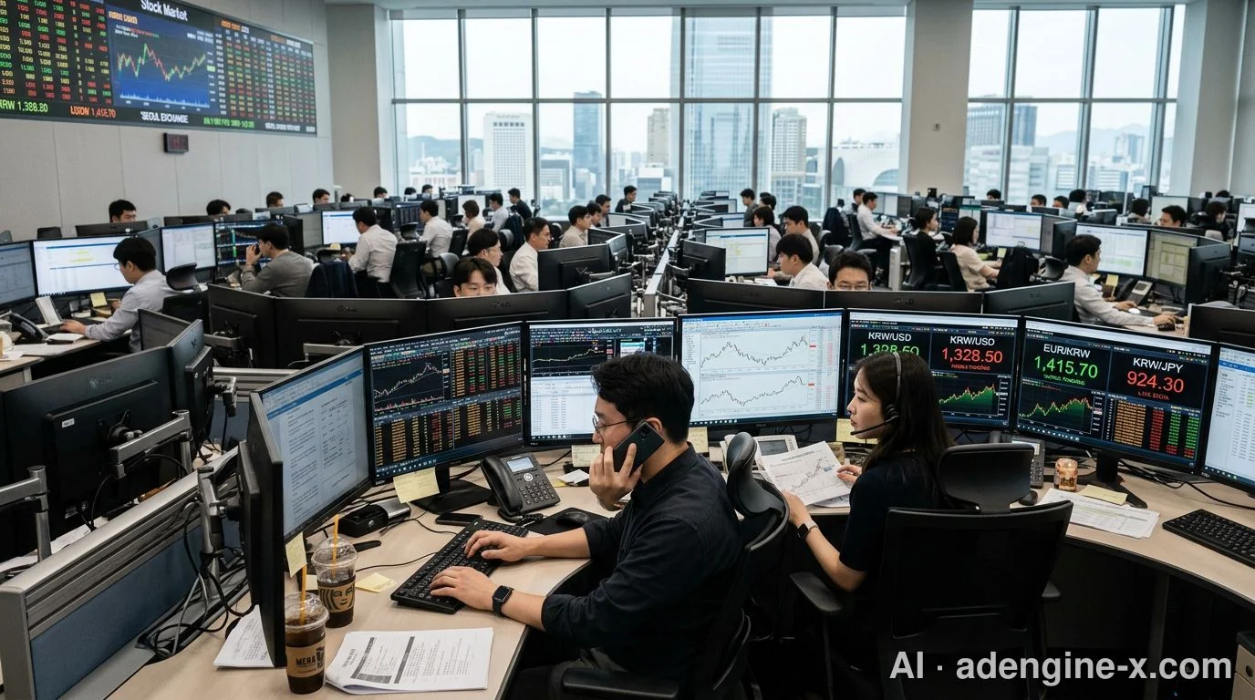 Foreign exchange dealing room 사진 3