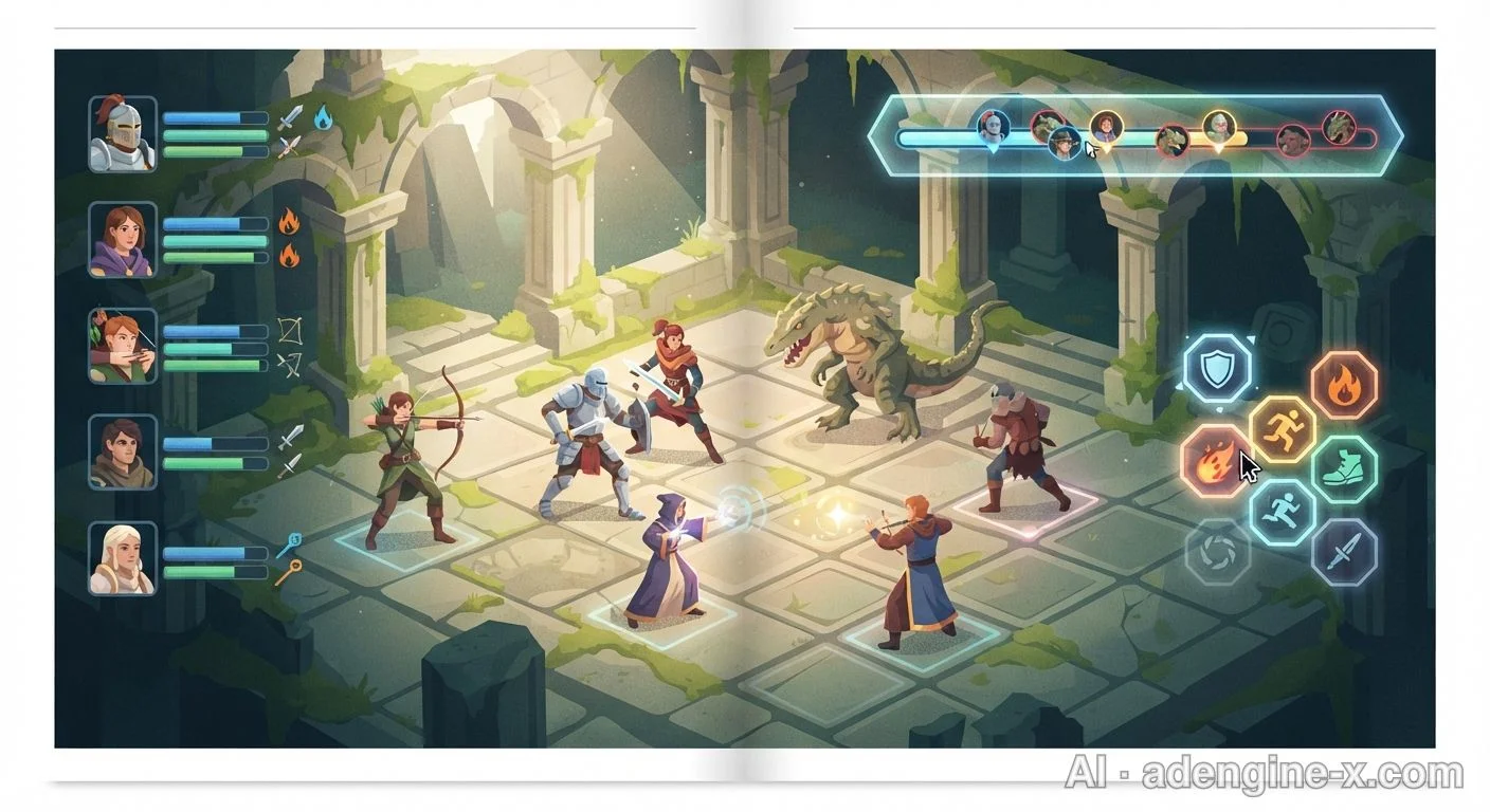 Strategic turn-based combat system 사진 2