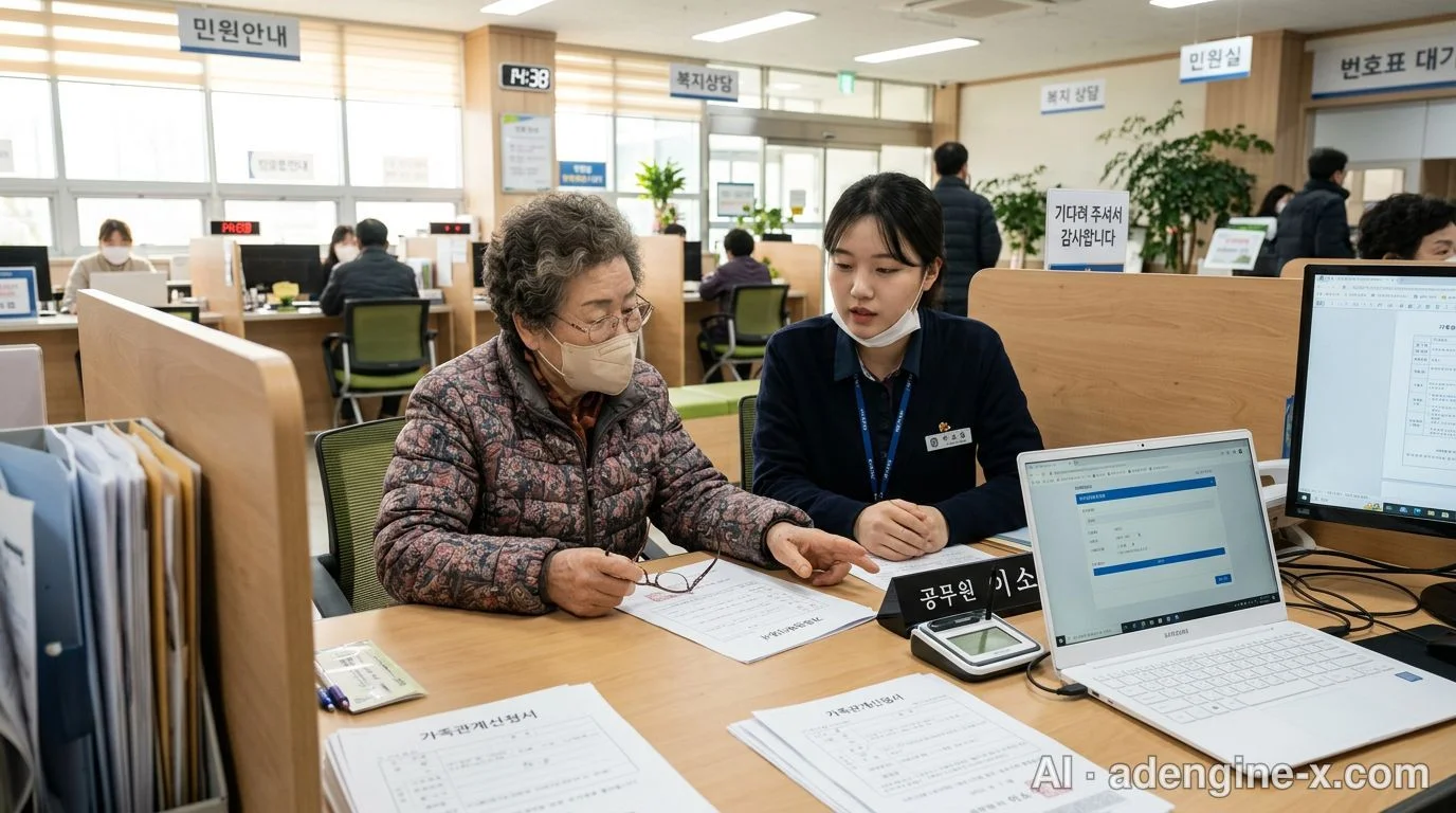 행정복지센터 난방지원 신청 접수 사진 2