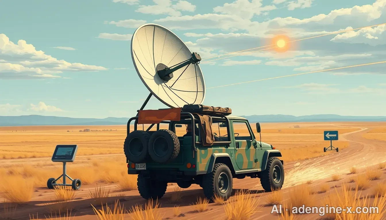 Mobile satellite terminal vehicle 사진 1