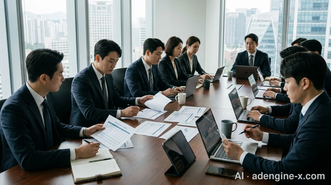 재무팀의 채권 발행 일정 검토 사진 3