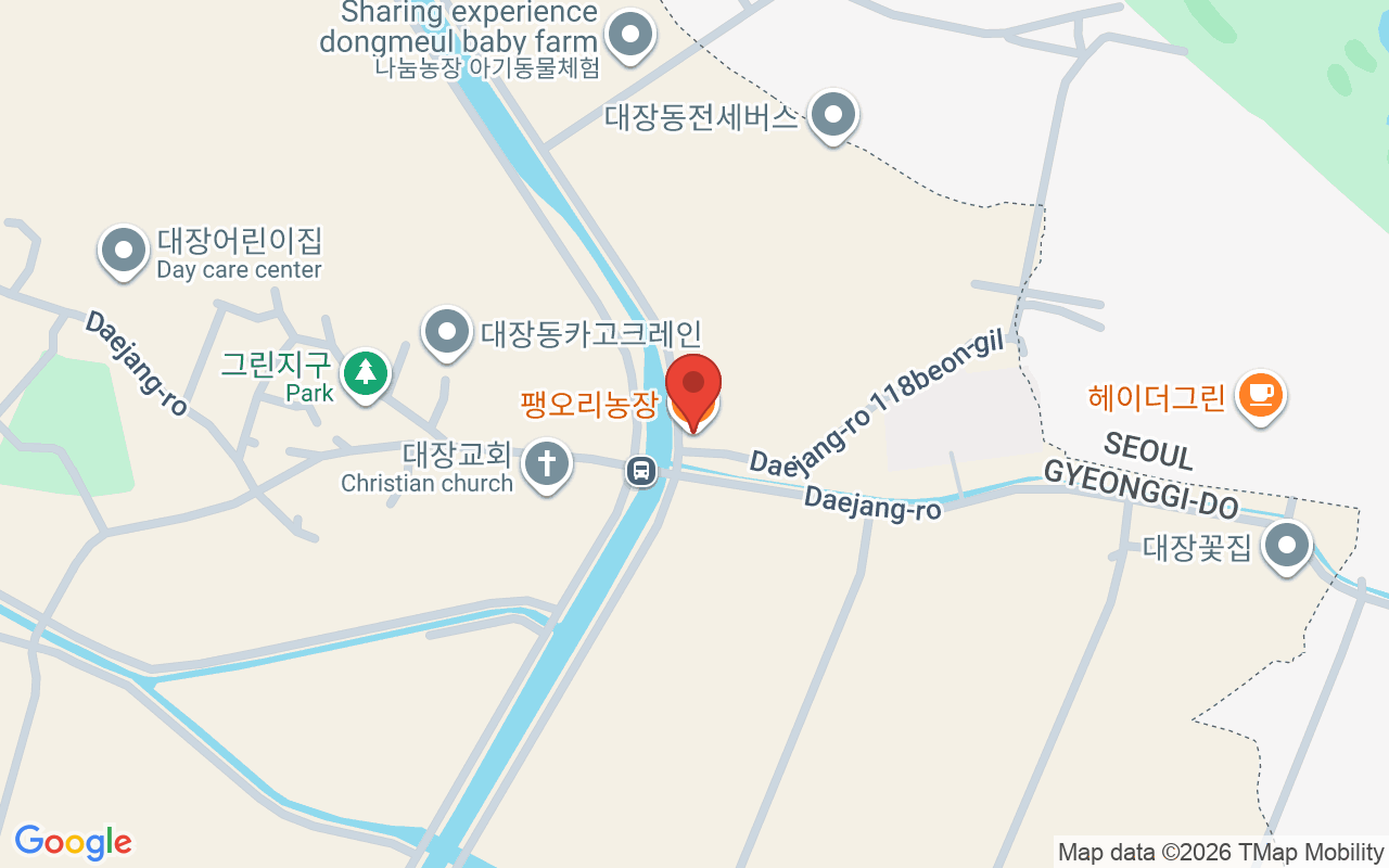 팽오리농장 위치 지도