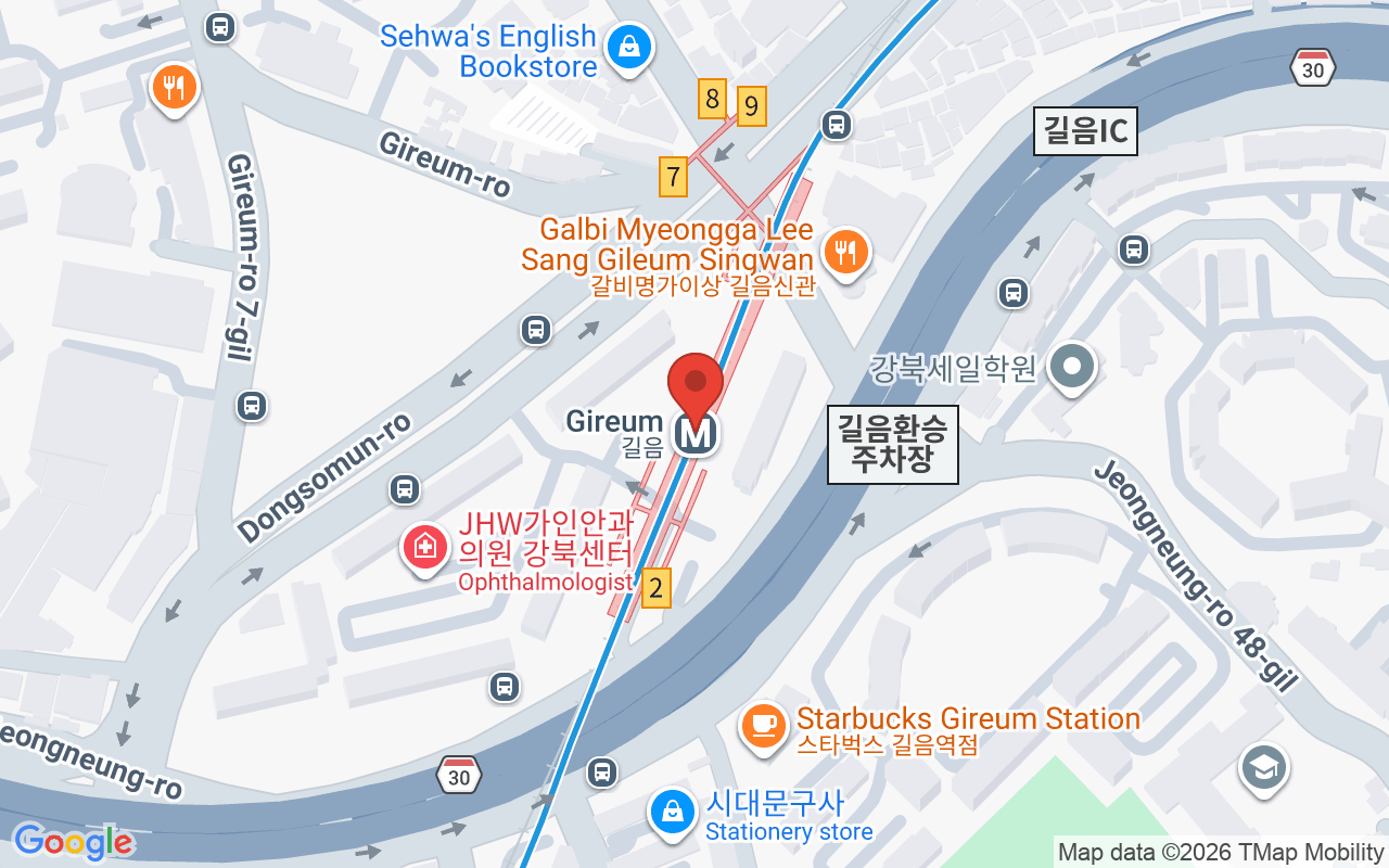 길음역 주변 권역별 지도 화면 사진 3