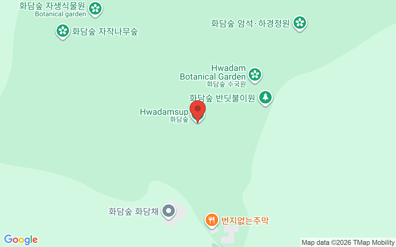 화담숲 위치 지도