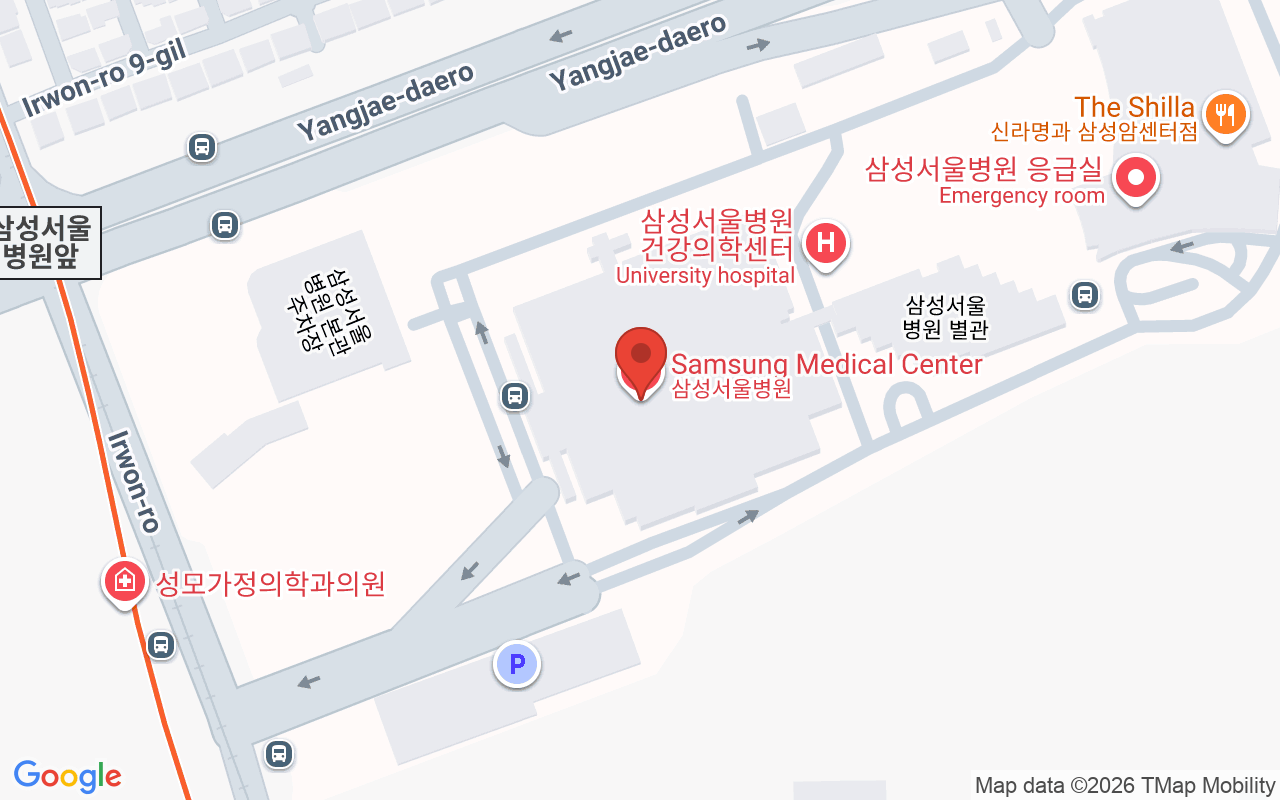 삼성서울병원 위치 지도