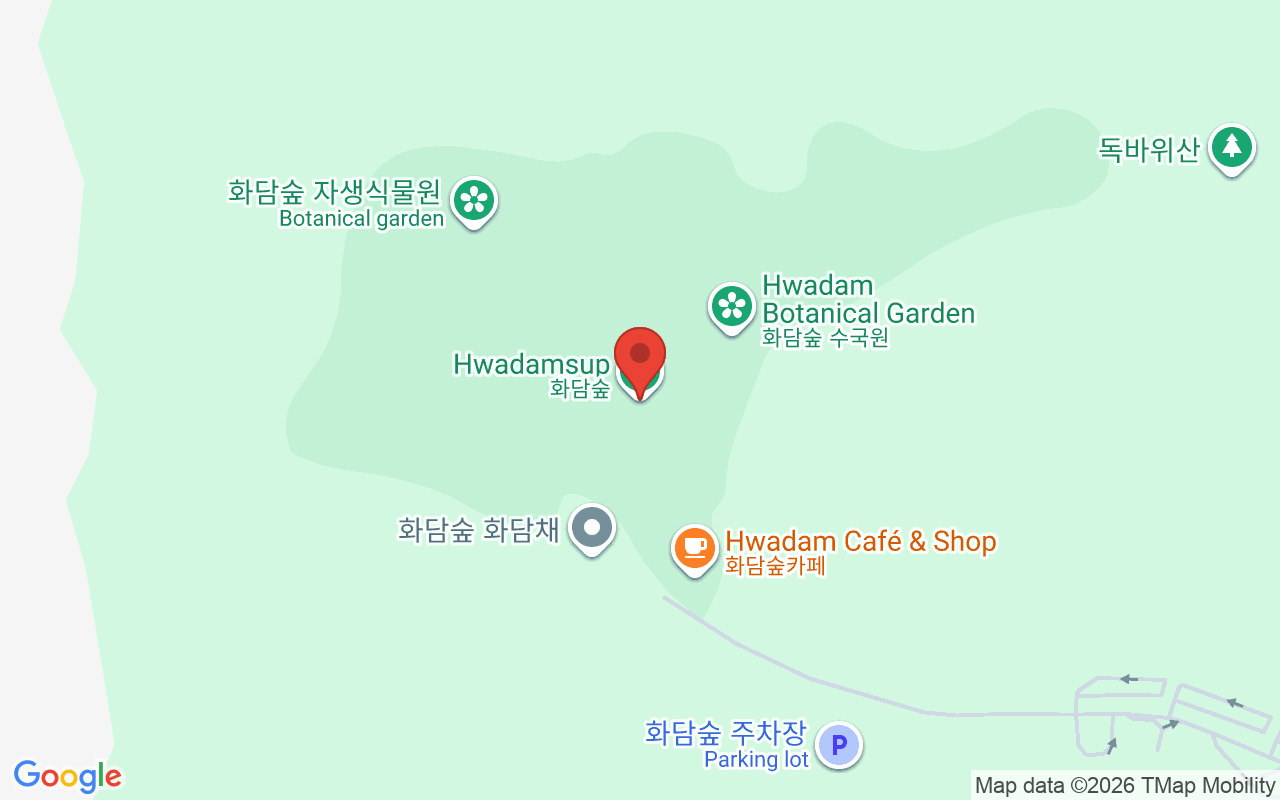 화담숲 위치 지도