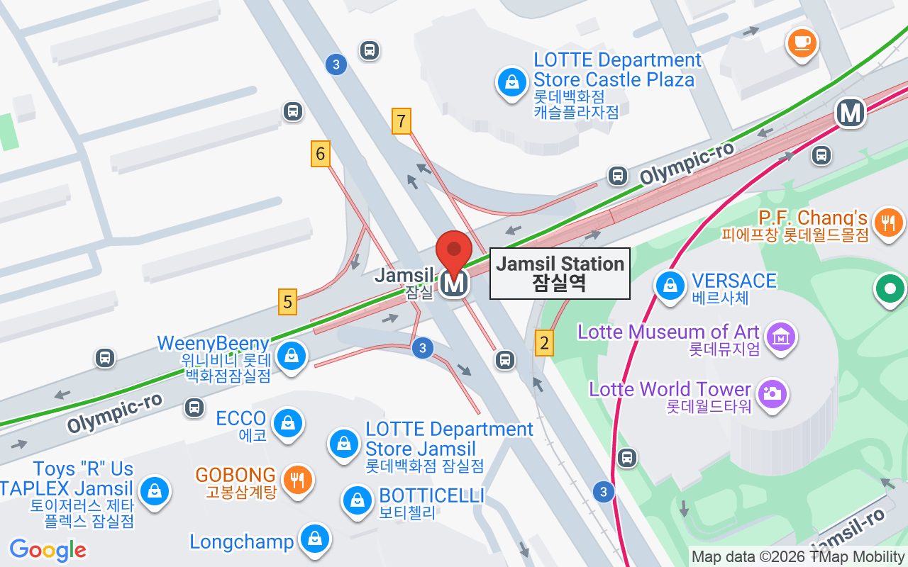 잠실 위치 지도