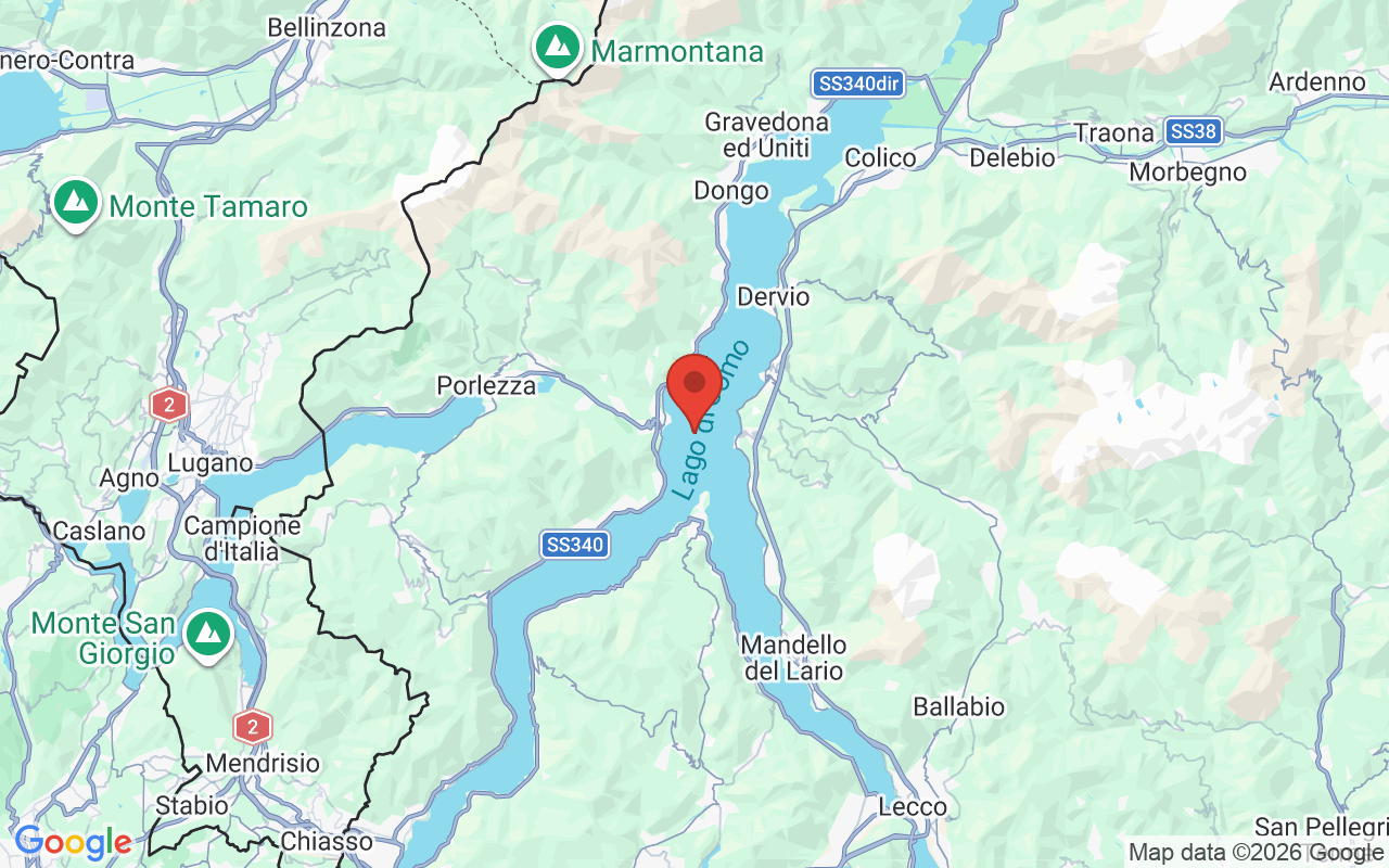 Lake Como 위치 지도