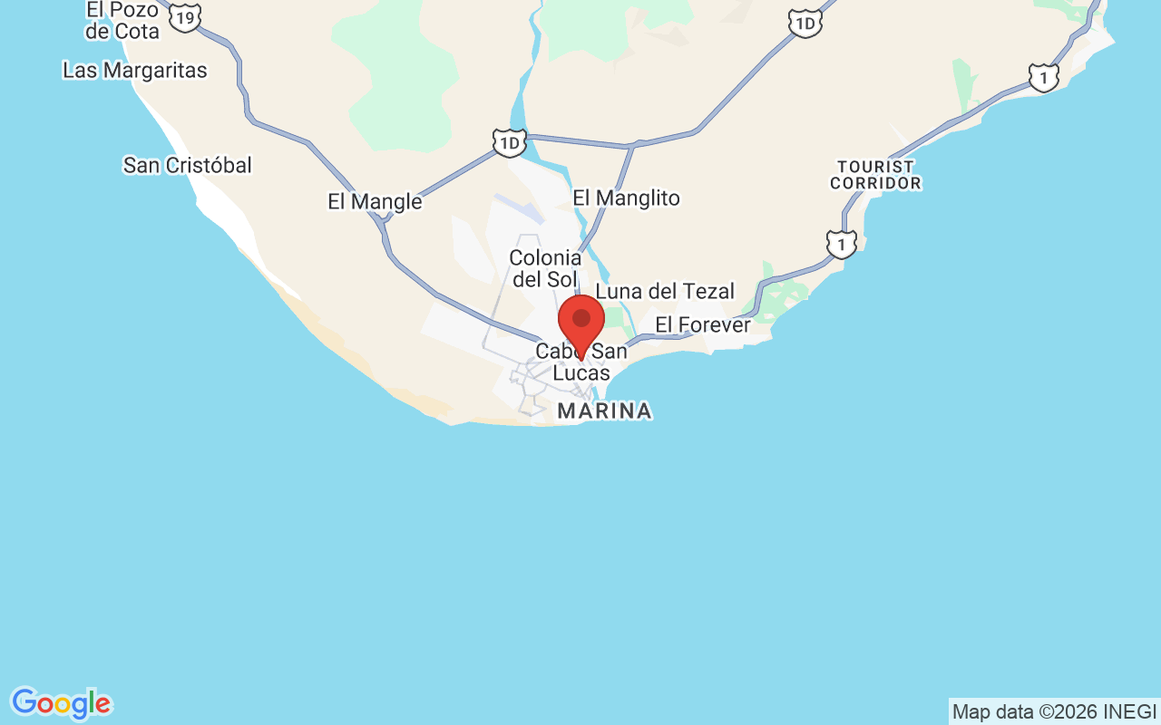 Cabo San Lucas 위치 지도