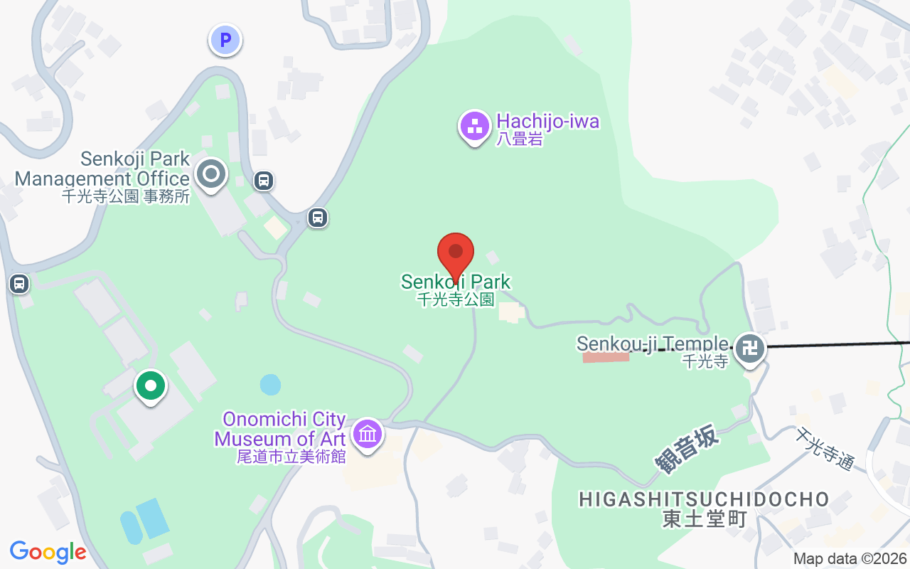 千光寺公園 위치 지도