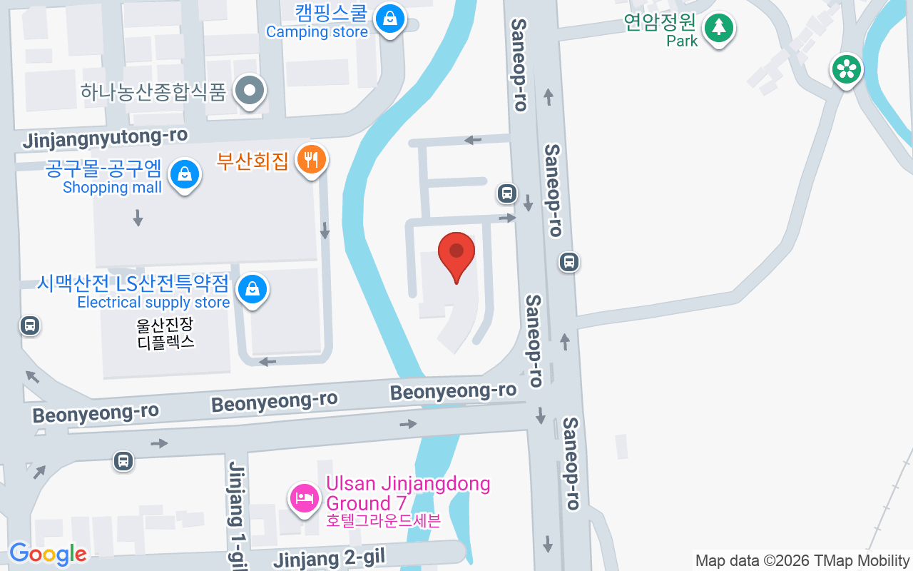 울산신용보증재단 위치 지도