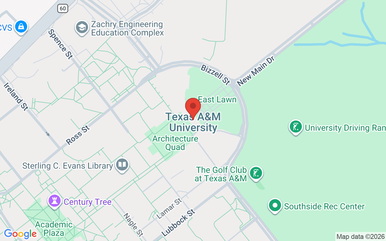 Texas A&M University 위치 지도