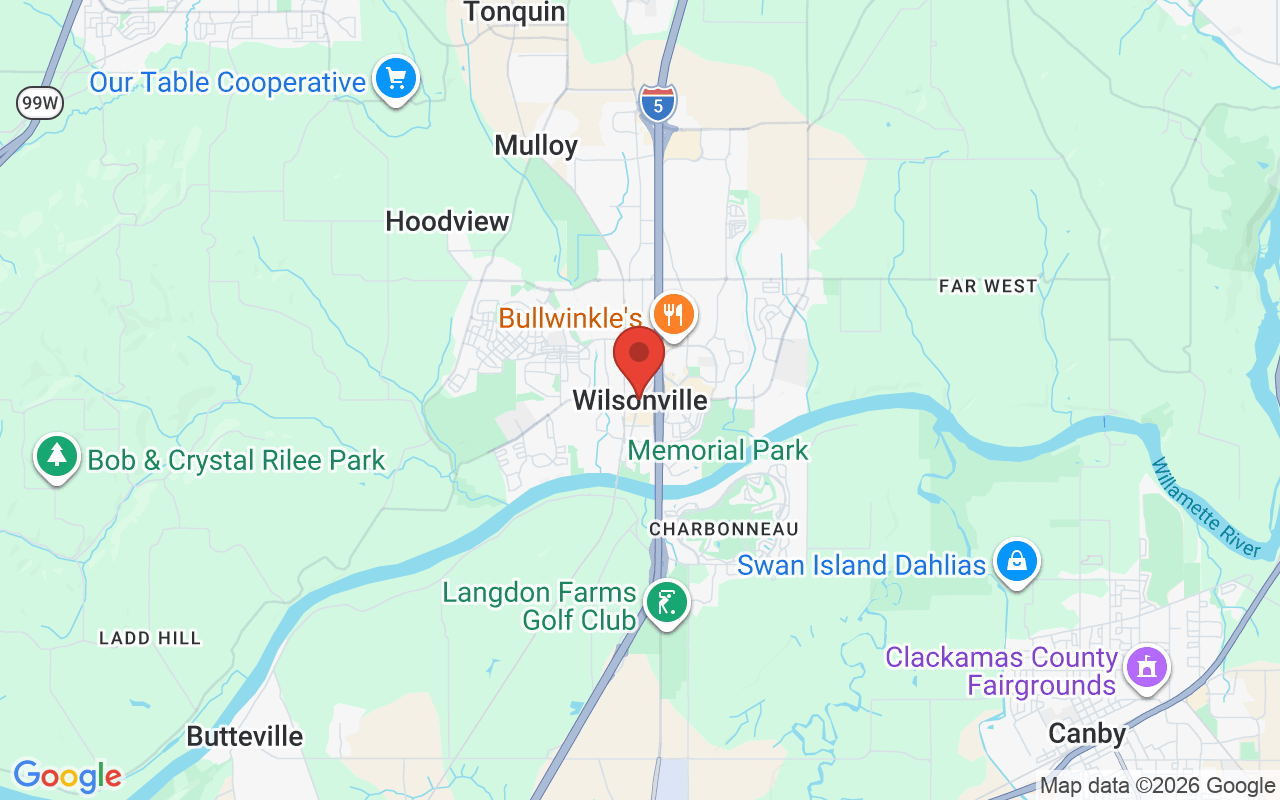 Wilsonville 위치 지도