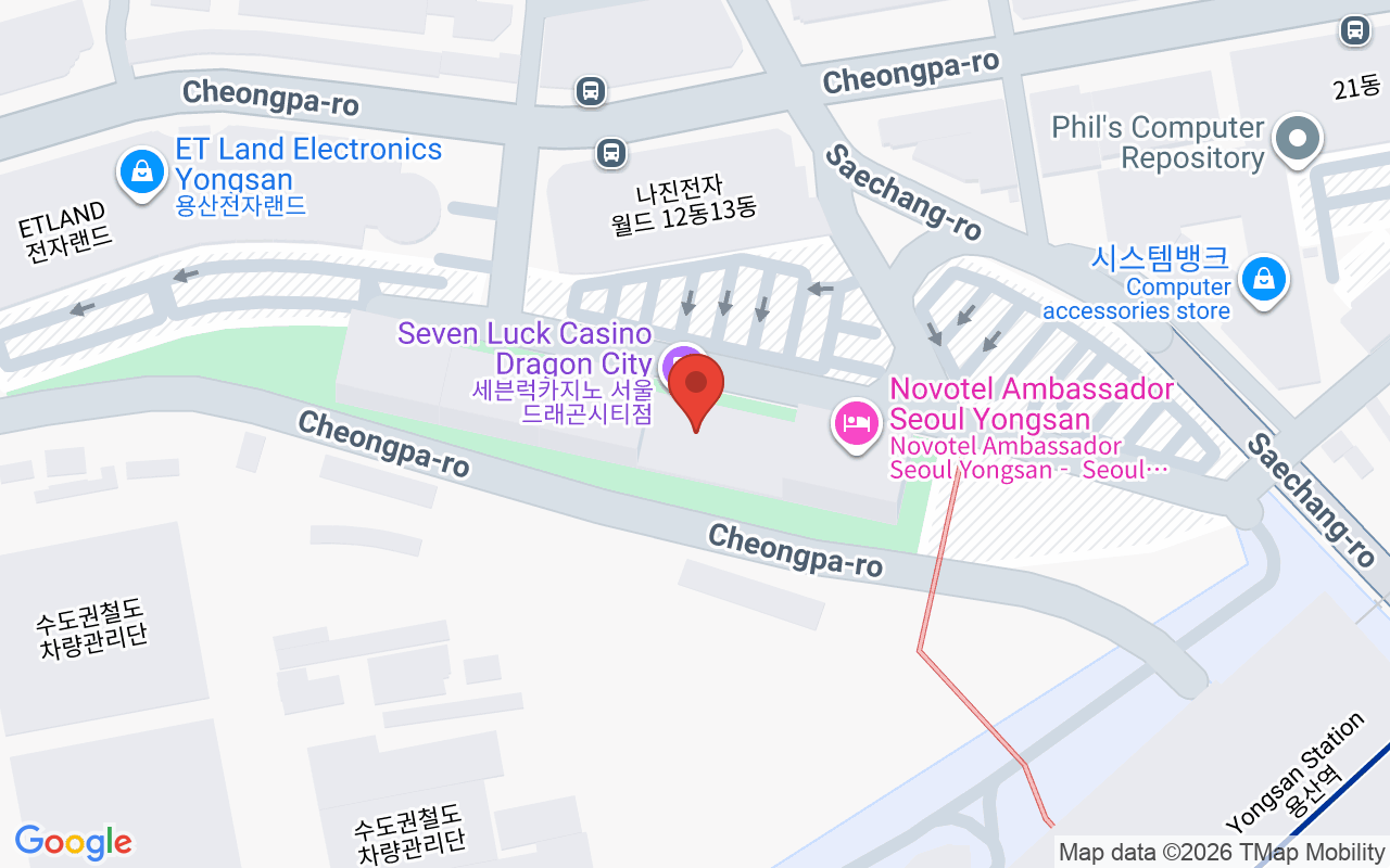 Seoul Dragon City 위치 지도