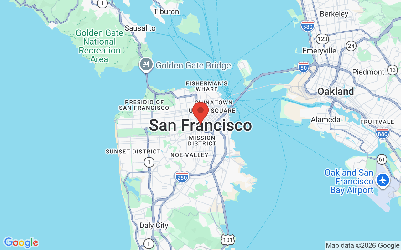 San Francisco 위치 지도