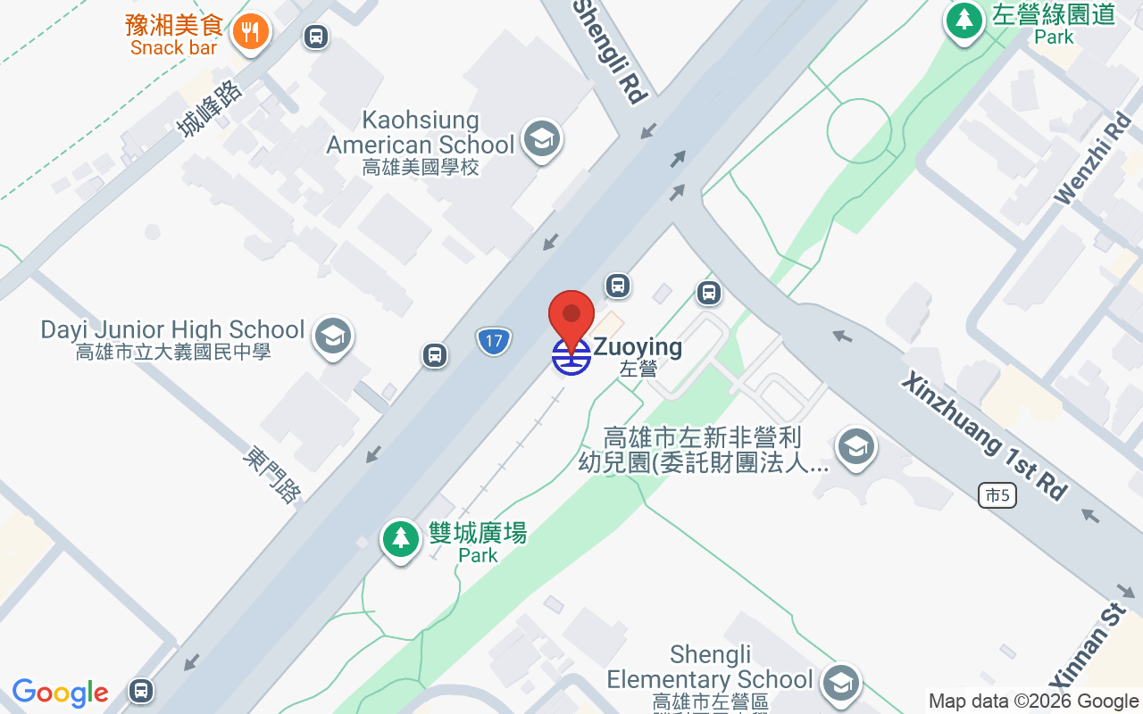 左營駅 위치 지도