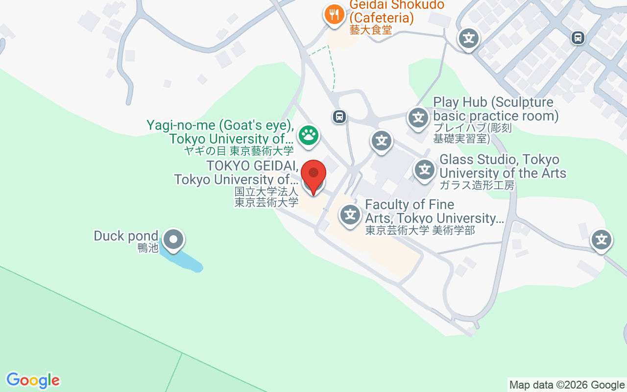 国立大学法人 東京芸術大学 위치 지도