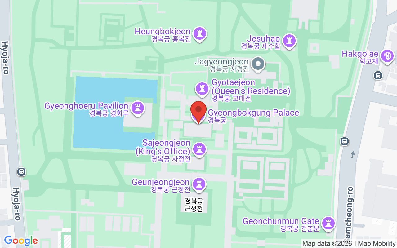 경복궁 위치 지도