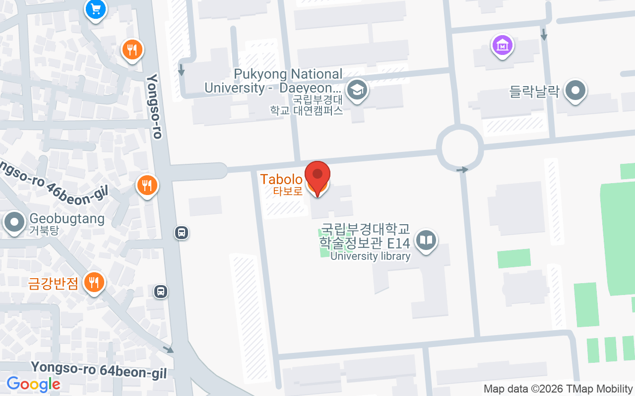 타보로 위치 지도