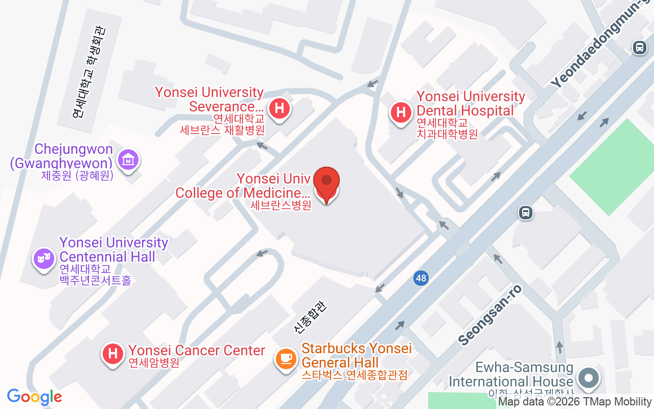 세브란스병원 위치 지도