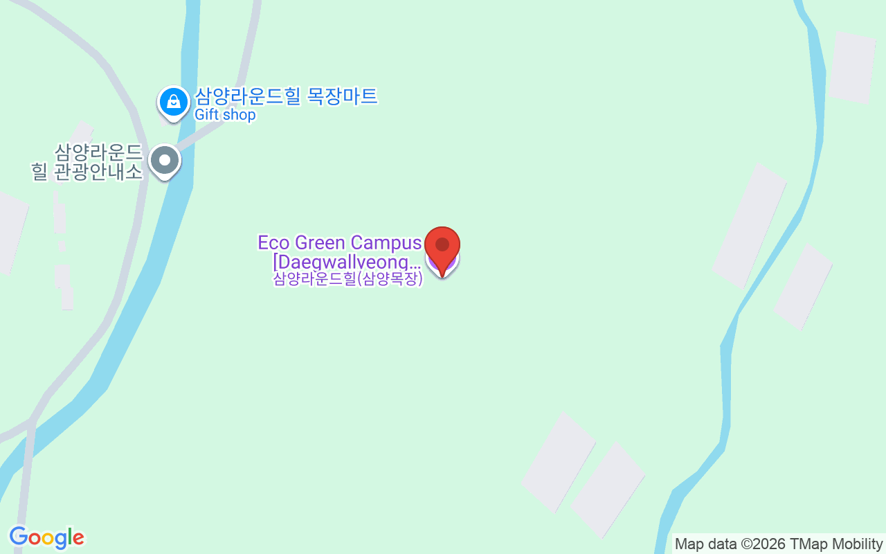 삼양라운드힐(삼양목장) 위치 지도