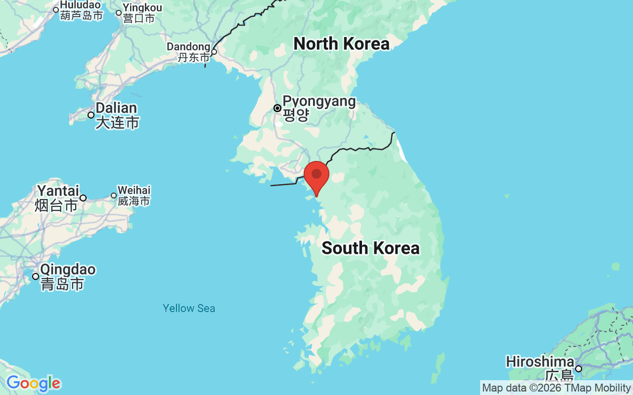인천광역시 위치 지도