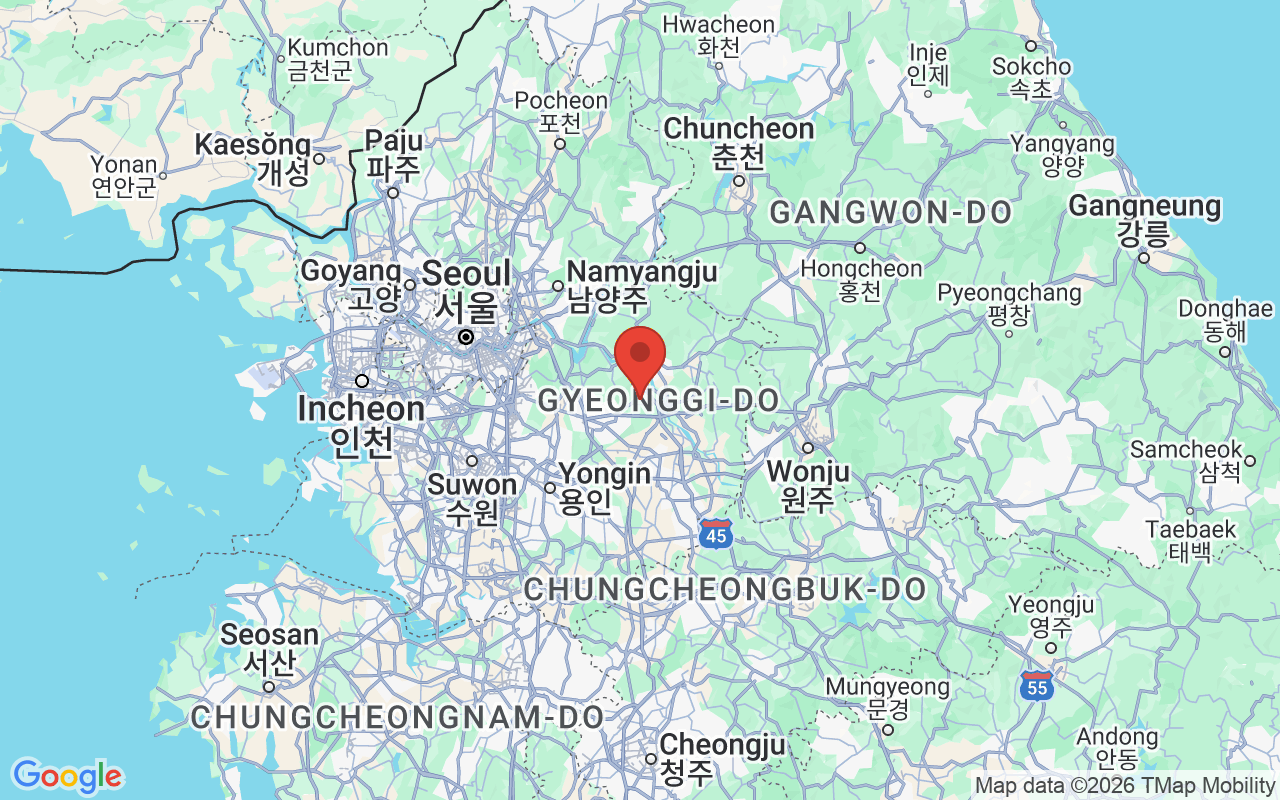 경기도 위치 지도