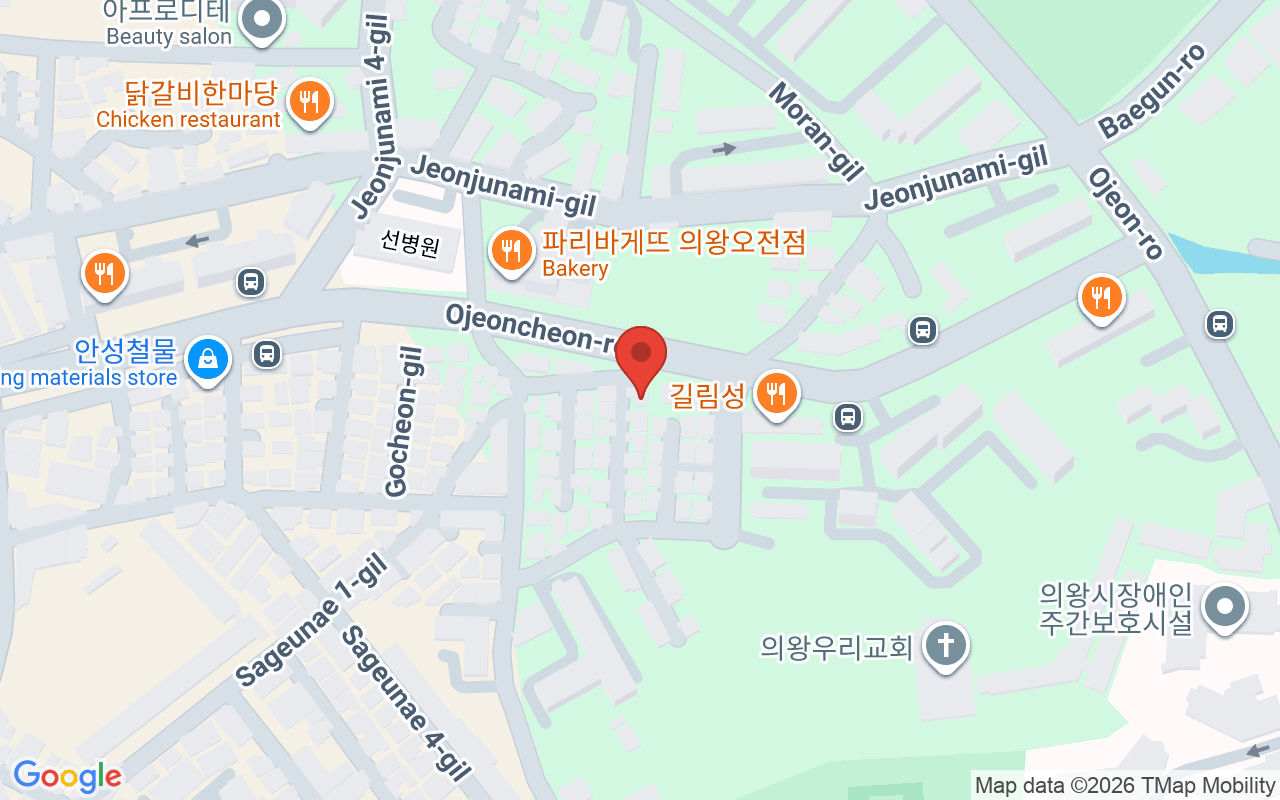 오전 위치 지도
